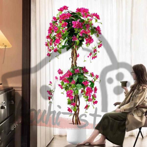 ブーゲンビリア 観葉植物 フェイクグリーン 鉢植え 造花 人工植物 水やり不要 贈り物 お歳暮 母の日 プレゼント ギフト インテリア 誕生日 大型 幸運の木 開運