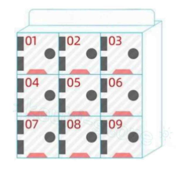 貴重品?携帯電話ロッカー ドア ロックおよびキー オフィスの教室の学校の工場のための壁に取り付けられた携帯電話のロッカーが付いているアクリルの携帯電話の収