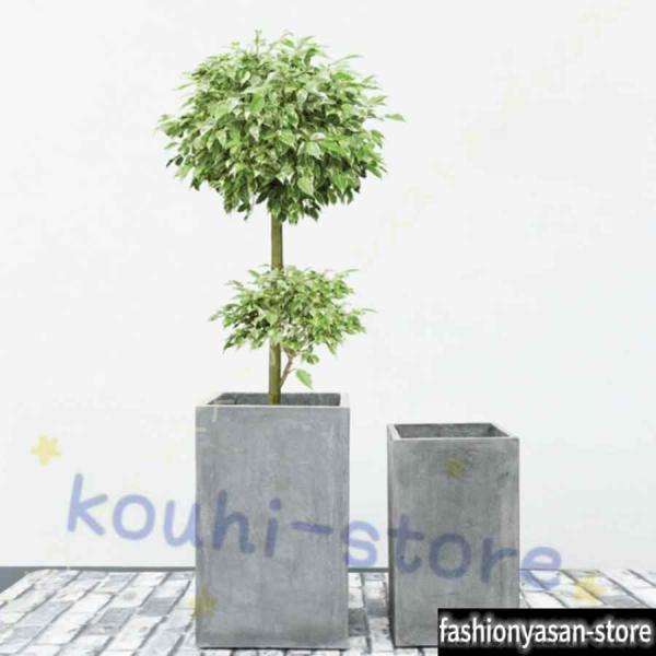 【商品名】 ：プランター【素材】：セメント製【サイズ】●S＝長（21cm）口径（21cm）高（47cm）●M＝長（27cm）口径（27cm）高（45cm）●L＝長（28cm）口径（28cm）高（56cm）●XL＝長（33cm）口径（33cm...