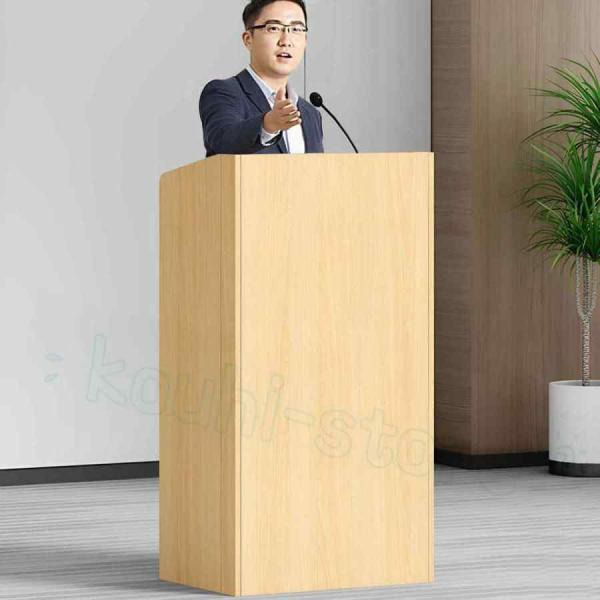 演台 木製 折り畳み式 完成品 組立不要 講演台  司会台 教卓 プレゼンテーション台 スピーチ台 受付台 キャスター付き オフィス 学校 会議室 セミナー イベント