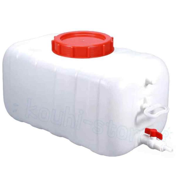 貯水タンク、水タンク 蛇口付き(50L-300L)家庭用大容量中庭雨水貯水タンク、業務用水・ホコリ貯水蛇口式雨水シンク、洗車、簡単設置雨水貯蔵タンク