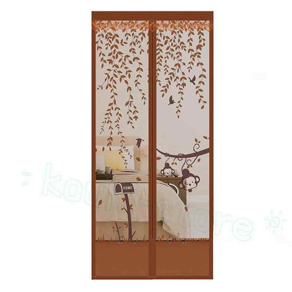 強力な磁石は、ハンズフリーオープンを提供し、静かに、シームレスに閉じ、マグネットで閉まるカーテン。子供、ペットが通り過ぎるのに最適です。網戸タイプなので、出入口に設置しておくと、ドアを閉めなくても、虫や蚊などの侵入を気にせず、空気の通しが良...