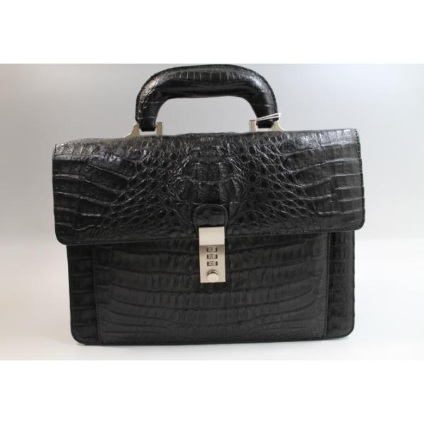 【美品】amiet カイマン クロコ セカンドバッグ ビジネスバッグ ダイヤル錠 美品】amiet カイマン クロコ セカンドバッグ ビジネスバッグ