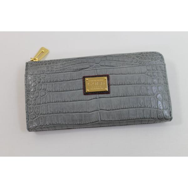 クロコダイル 財布 長財布 本物 COCOCELUXGOLD ブランド品 新品 ブランド品 新品】 L字ファスナー クロコダイル 財布 長財布 本
