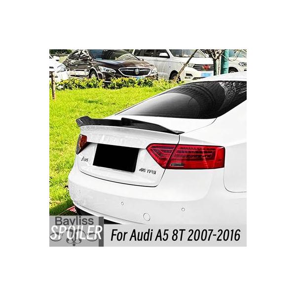 【並行輸入品】 2007-2016 アウディ A5 8T 4 ドアスポーツバック PSM スタイルリアトランクリッドブーツダックテールスポイラー翼チューニングア