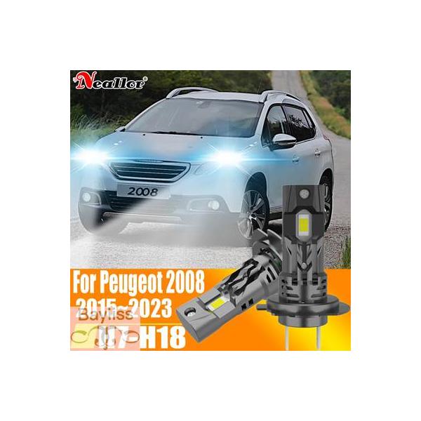並行輸入品】 プジョー2008-2015用ハイパワーLEDヘッドライト 自動車用