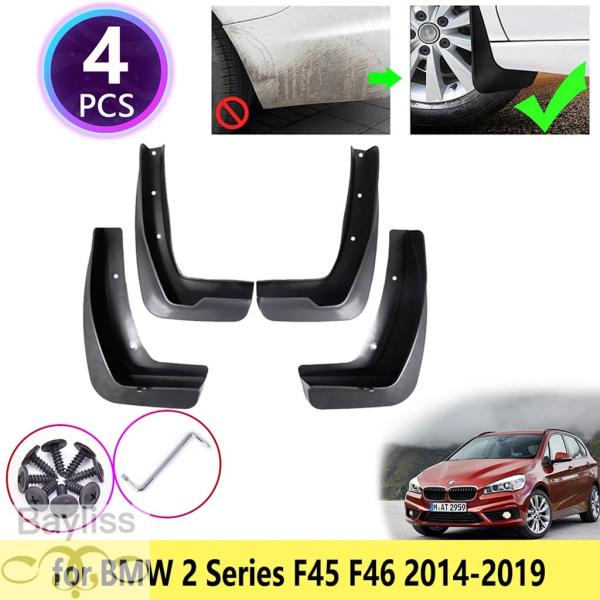 【並行輸入品】 BMW 2シリーズ用マッドガード スプラッシュガード カーアクセサリー 2シリーズ f45 f46 グランアクティブツアラー 2014?2019