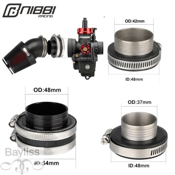 nat.h 並行輸入品】 Nibbi-バイク用エアフィルターインターフェイス