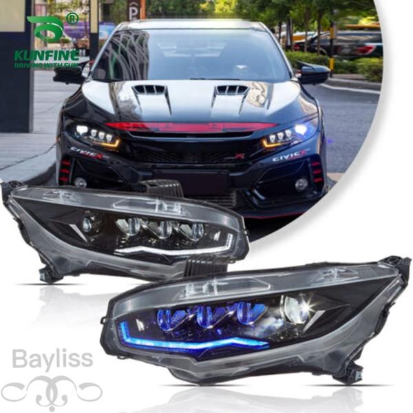 並行輸入品】 ホンダシビックタイプR車用ヘッドライトアセンブリ LED