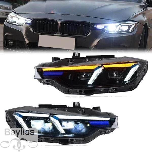 【並行輸入品】 BMW用LEDヘッドライトアセンブリ カーアクセサリー f30 f35 320i 328i 335i 3シリーズ 2013-2019 rhd l