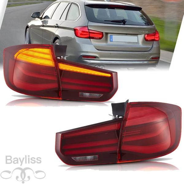 並行輸入品】 BMW F31ツーリング2013-2018用フルLEDテールライト 赤