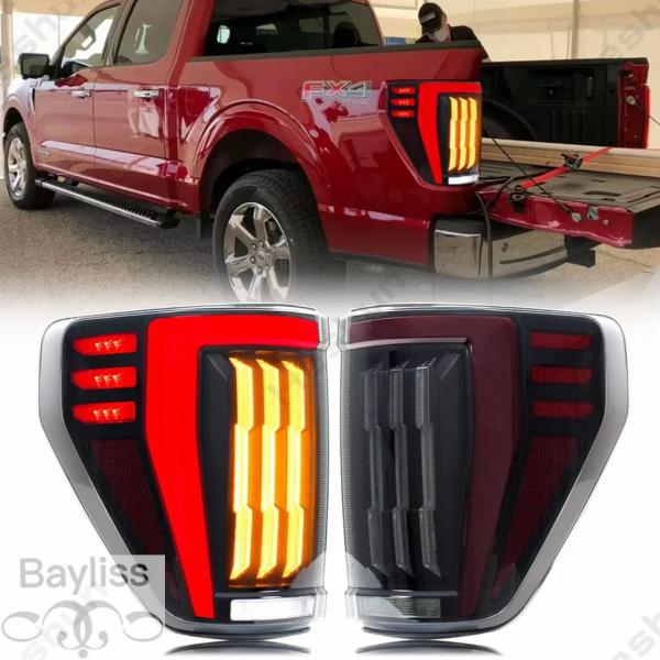 【送料込み‼️】F150ピックアップトラック 社外LEDテールライト・左右セット 並行輸入品】 ペア LED テールライトフォード F150 F-150 XL STX 2021