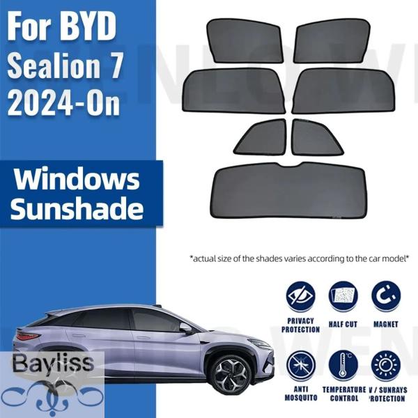 並行輸入品】 BYD Sealion 7 2024 2025 サンシェードシールド磁気