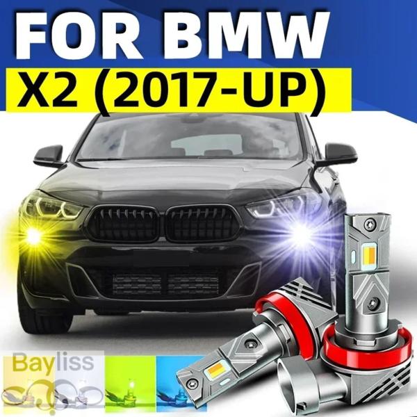 【並行輸入品】 ヘッドライト用LED電球 フォグライト 2色 白 黄色 12V canbus BMW x2 f39 2017 2018 2019 2020 21