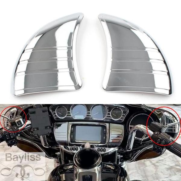 たくと 並行輸入品】 キット付きバイク用内線式ミラーカバー ハーレー