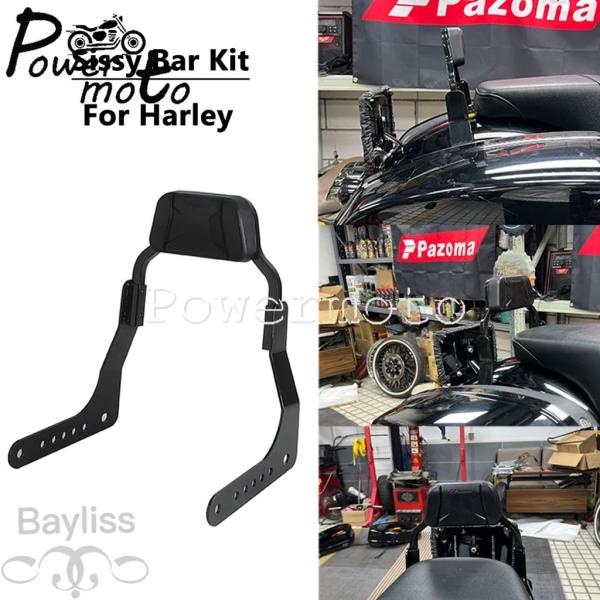 ハーレー シーシーバー FLSTC1580 ソフテイル バックレスト キャリア 並行輸入品】バイクシーシーバーバックレストキャリアドッキングハード