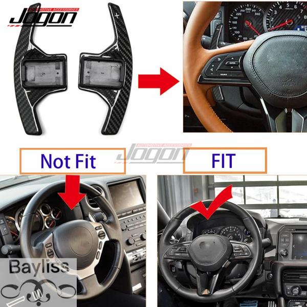 【並行輸入品】日産用カーボンパドル ISsan GT-R gtr nismo r35 2018-2022用アクセサリー ステアリングホイール シフトレバー交換