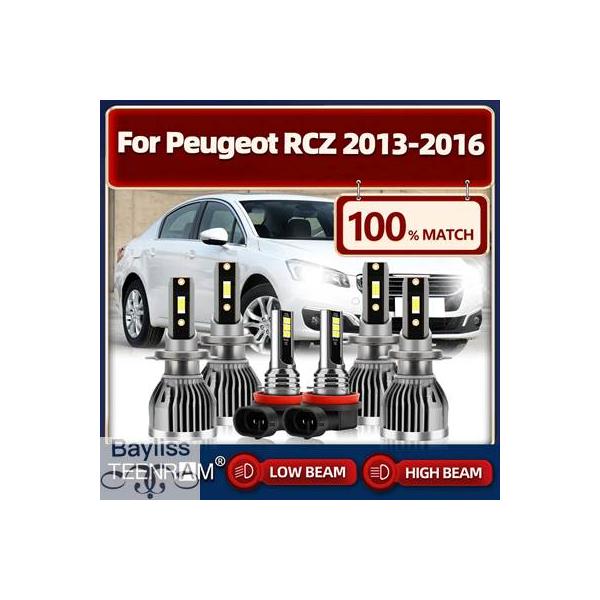 【並行輸入品】 ヘッドライト電球 プジョーrcz h7 cspチップ LEDヘッドライト 白色フォグランプ 6000k 60000lm 12v 6000k 20