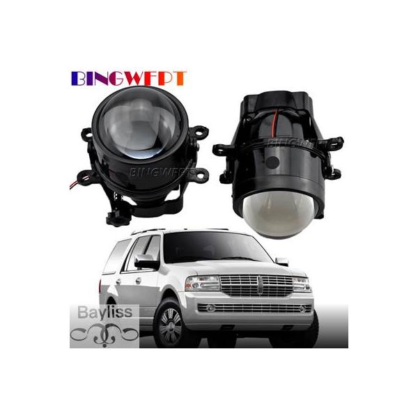 【並行輸入品】 2個フォグランプbixenonレンズリンカーンナビゲーター用5.4L V8 2007 2008 2009 2010 2011 2012 2013