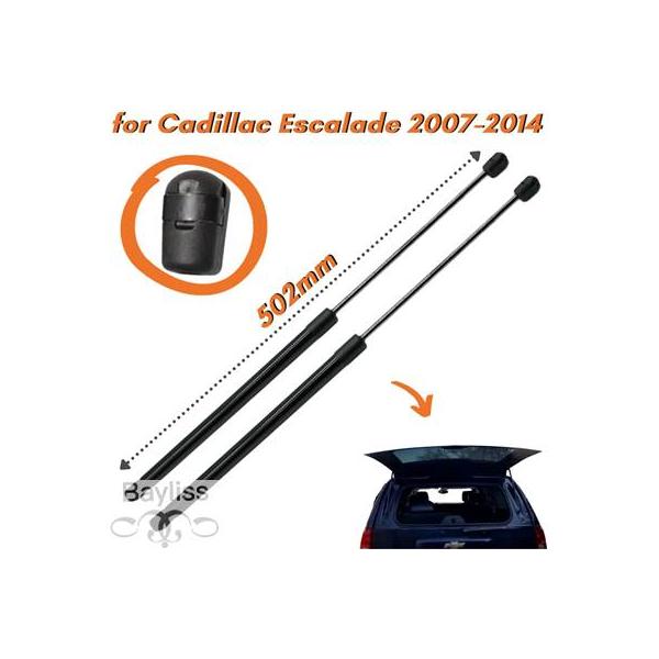 【並行輸入品】 数量 2 リアウィンドウガラスストラット GMC ユーコン XL シボレーサバーバン SUV 2007-2014 502 mmリフトサポートガススプリングショック