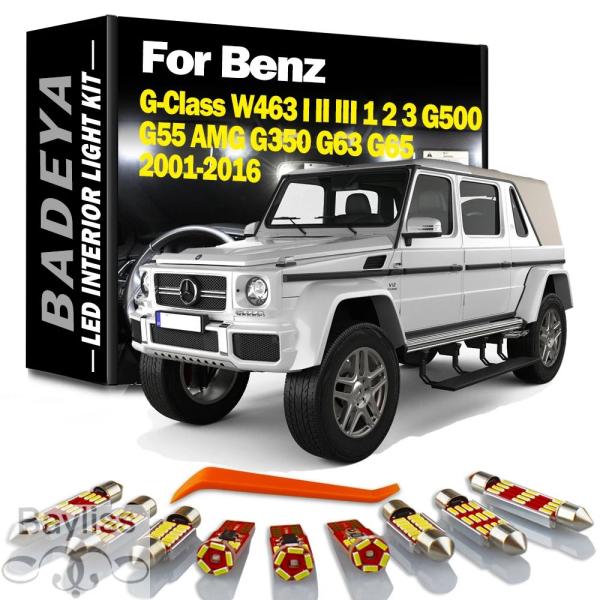 【並行輸入品】車内読書灯キット トランク電球 メルセデスベンツGクラス w463 i ii iii 1 2 3 g500 g55 amg g350 g63 g6