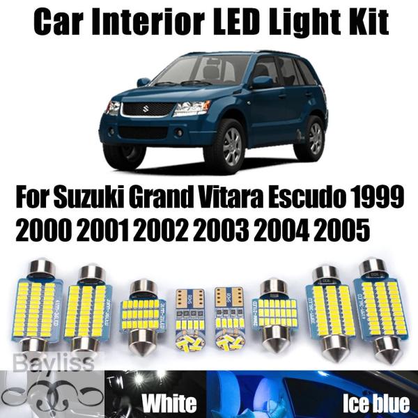 【並行輸入品】12個 LED車内マップドームライト 車読書灯キット キャンバス スズキ グランドビターラ エスクード 1999 2000 2001 2002 2