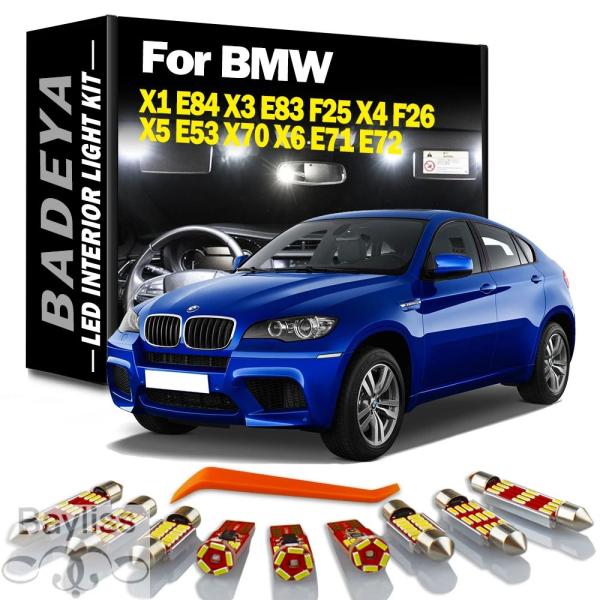 【並行輸入品】車内用LEDバスライト BMW x1 e84 x3 e83 f25 x4 f26 x5 e53 x70 x6 e71 e72用トランクライト BA