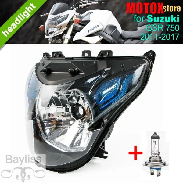 並行輸入品】スズキ GSR750 2011 2012-2017 バイクヘッドライト