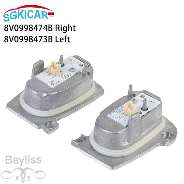 並行輸入品 8V0998473B 8V0998474B 右左LEDヘッドライトデイタイムランニングライトモジュール アウディA3 S3 RS3用