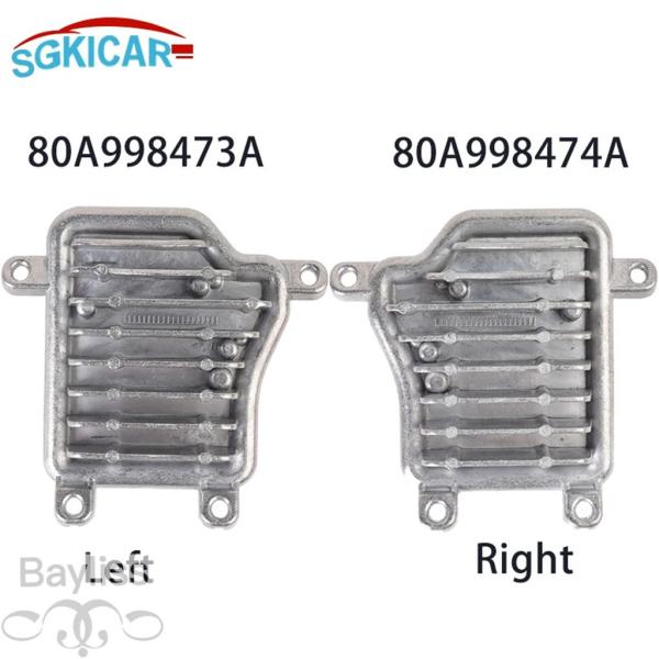 並行輸入品 80A998474A 80A998474A 左側右側LEDヘッドライトバラストコントロールユニットモジュール アウディQ5 SQ5