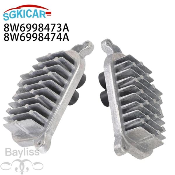 並行輸入品 8W6998473A 8W6998474A LEDヘッドライトデイタイムランニングライトDRLモジュール アウディA5 S5 2017-2022用