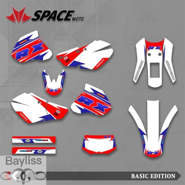 並行輸入品】スペースホンダ 96-04XR250 バイクグラフィック背景