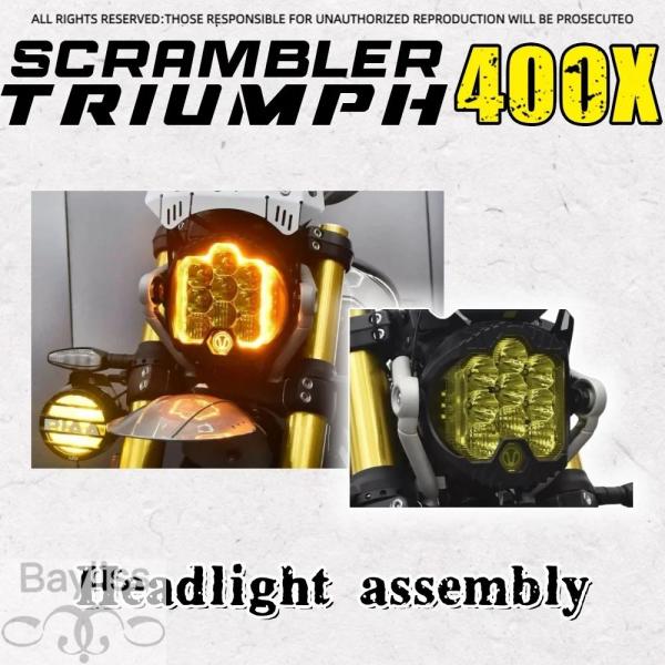 並行輸入品】トライアンフ Scrambler400X カスタム国内バハヘッド