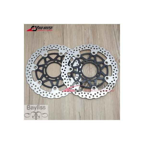 スチール製ブレーキディスク 約300mm 並行輸入品】 300mmフロントブレーキディスクローターカワサキニンジャ