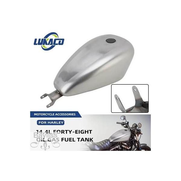 ハーレースポーツスター　タンク　塗装ベースに　インジェクション車 並行輸入品】 バイク用アイアン燃料タンク 塗装済みオイルタンク