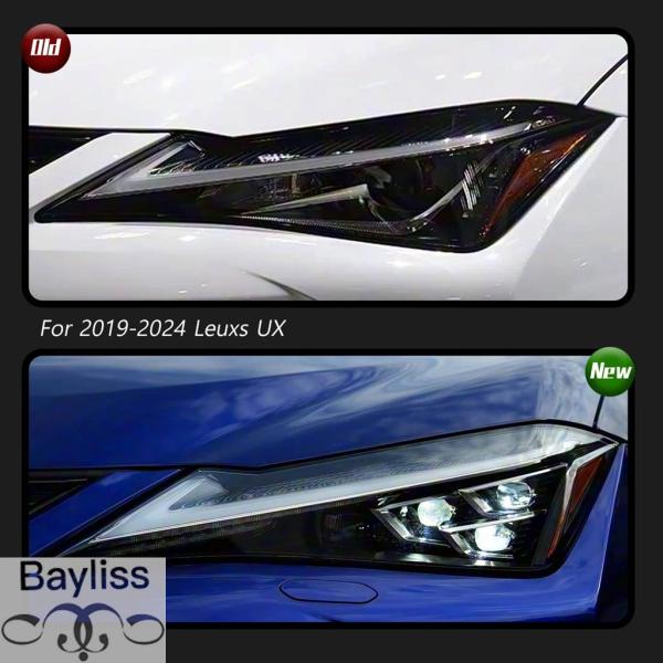 並行輸入品 製レクサスUXヘッドライト（2019-2024年モデル対応版DRLダイナミック ウィンカー LEDヘッドライト