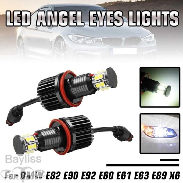 並行輸入品 BMW E82 E90 E92 E60 E61 E63 E89 X6 H8用 120W 12 LED エンジェルアイマーカーヘッドライトバルブランプ