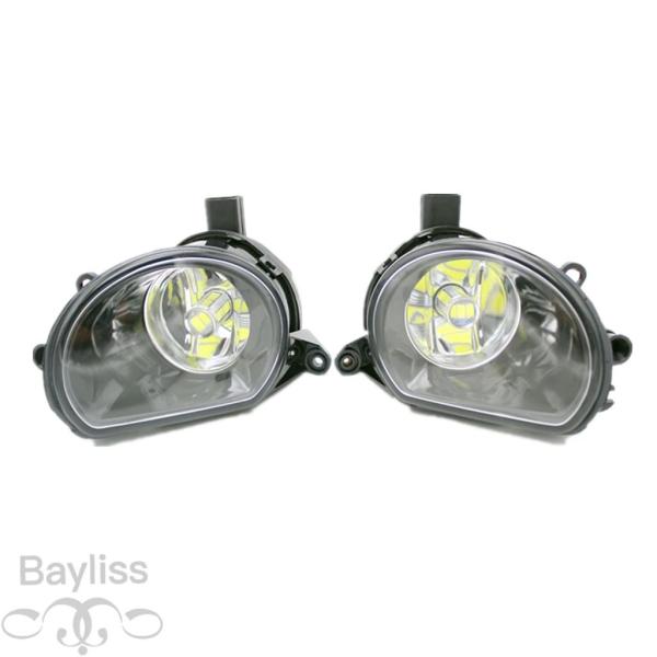並行輸入品 アウディ Q7  2006 - 09 用カー  LED ライト 2 個 カー スタイリング フロント  LED フォグランプ フォグライト  LED