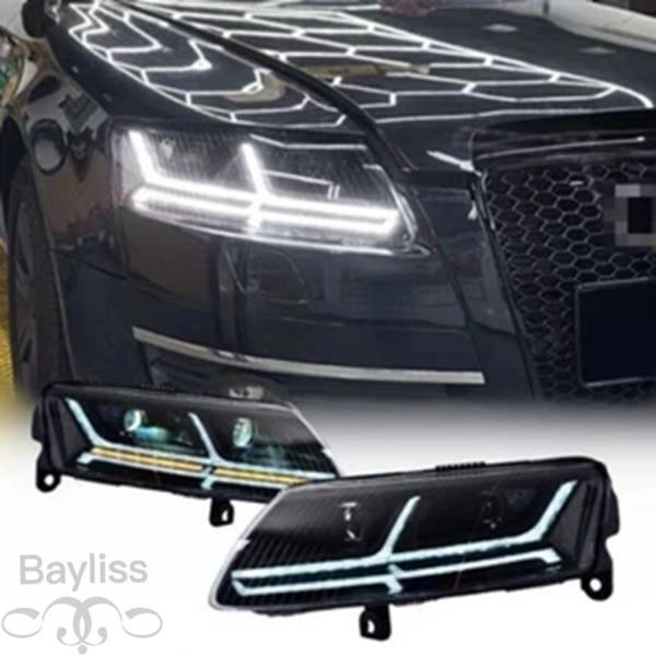 並行輸入品 2004〜2011年式アウディA6A6LC6S6用ヘッドライトアセンブリ（ LEDヘッドランプヘッドライトデイタイムランニングライト ウィンカー