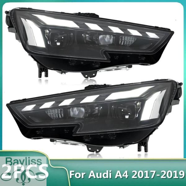 並行輸入品 アウディ A4 B9  LED ヘッドライト 2017-2021 用カーヘッドランプ A4L RS4 S4 DRL ウインカー ハイビーム エンジェ