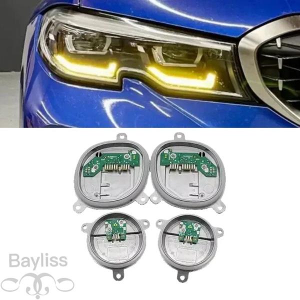 並行輸入品 2019〜2022年式 BMW 3シリーズ G20 320i 330i M340i用 イエローエンジェルアイDRLボード  LEDヘッドライトデイタ