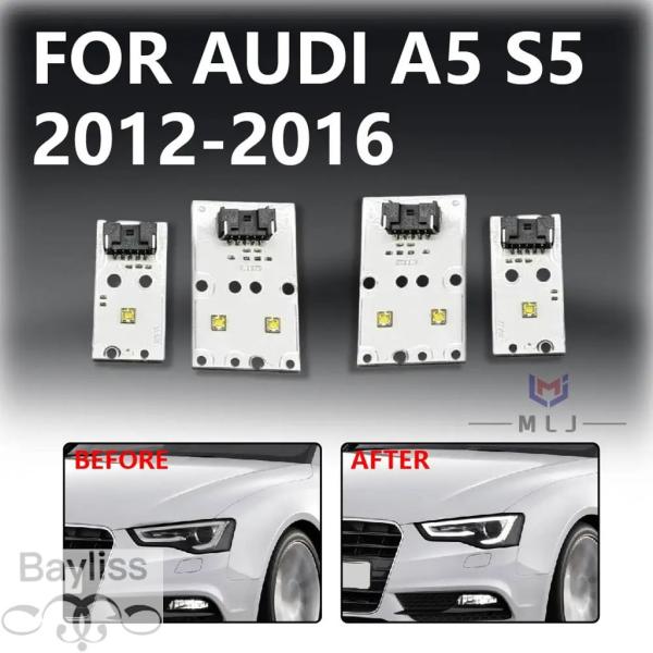 並行輸入品 2012-2016年式アウディA5 S5用ヘッドライトバラストチップ LEDホワイトライトDRLチップエンジェルアイボード光源ボードマイクロチップ
