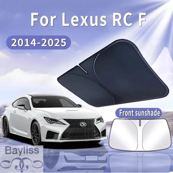 並行輸入品 レクサス RC F 2014〜2025 2015 折りたたみ式カー サンバイザー フロントガラスサンシェード 断熱 冷却カーアクセサリー