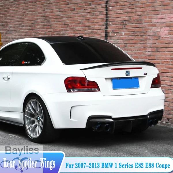 並行輸入品 2007-2013 BMW 1シリーズ E82 E88 クーペ 118i 128i 135i用リアトランクスポイラーテールリップウィング ABS カ