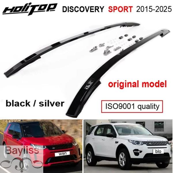 並行輸入品 ランドローバー ディスカバリー スポーツ 2015-2025 用ルーフレール ルーフラックバーOEM スタイルシルバーブラック穴あけ本当に素晴らしい品質