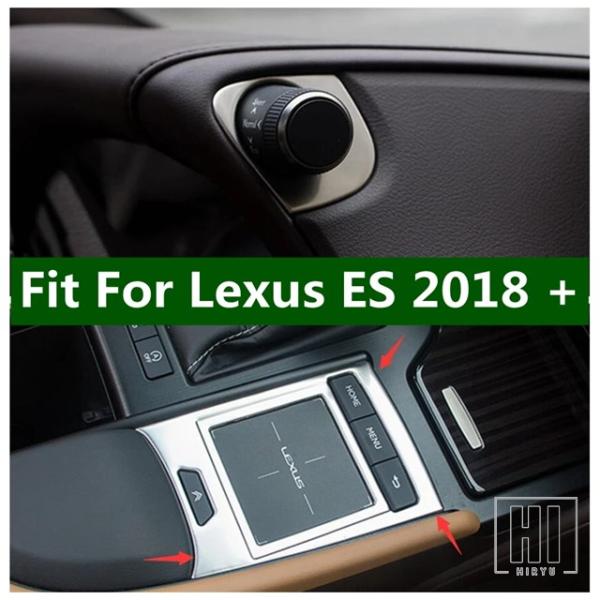 並行輸入品 レクサス ES 2018 - 2023 用 運転モデル??調整ノブ装飾フレームスピーカーカバートリムマウスパネルステンレス