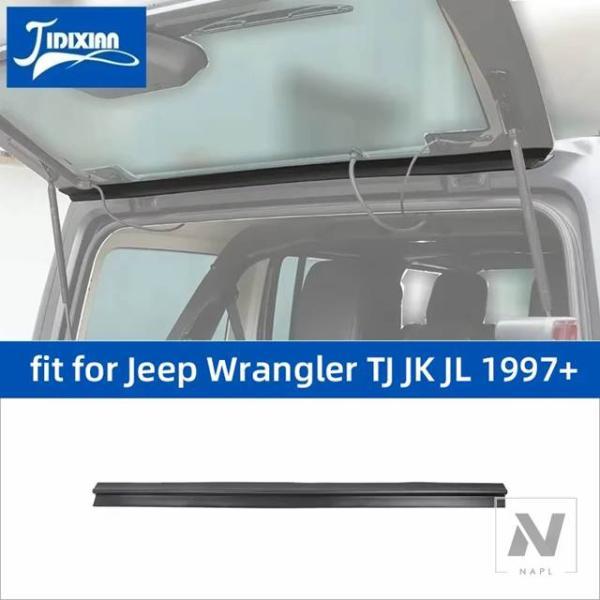 並行輸入品 ジープ ラングラー TJ/JK/JL 1997-2026 テールゲート ドア エッジ フロントガラス ダイバーション フルーム用カー テールゲート ガラス レイン ガイ