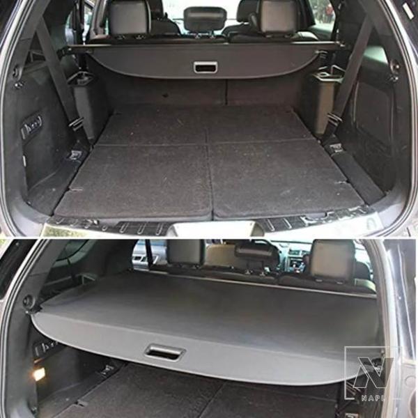 並行輸入品 フォード エクスプローラー 2011-2018 リアカーゴカバー トランクシールド セキュリティ 格納式ラゲッジシェード アクセサリーに適合