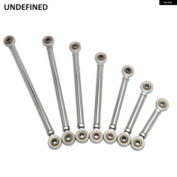 並行輸入品クローム バイク シフト ロッドリンケージ M6 左右サイド