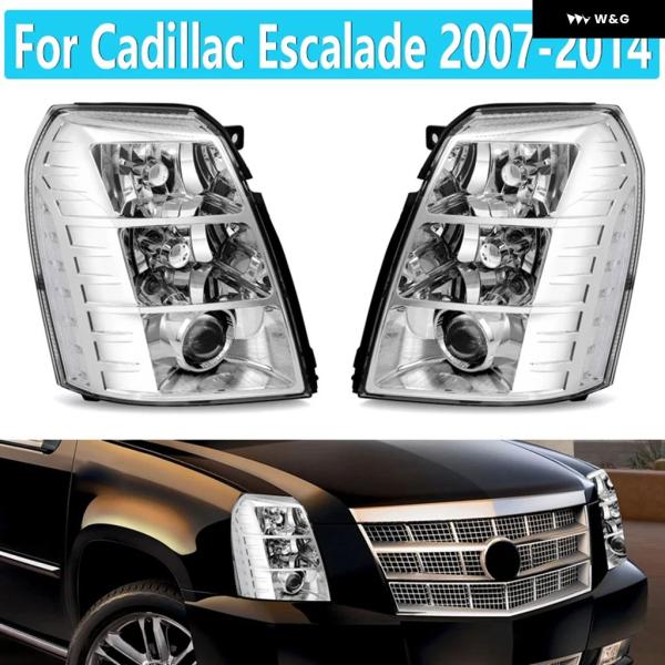 エスカレード　07〜ヘッドライト　08 09 純正ヘッドライト　HID 並行輸入品】 1ペアフロント ヘッドライト キャデラック エスカレード